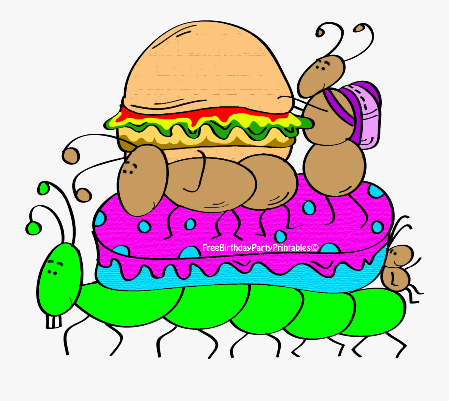 Ant Picnic Birthday Party Printables By Free Birthday, Transparent Clipart