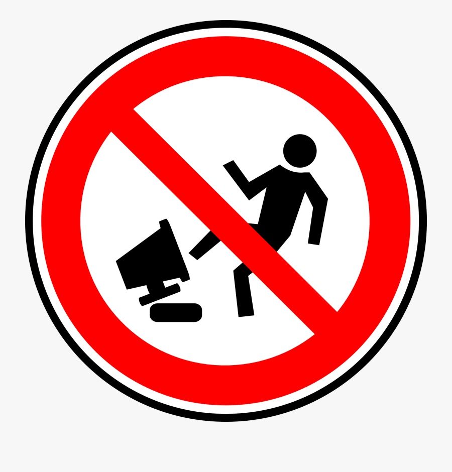 Do Not Damage The Computer, Transparent Clipart