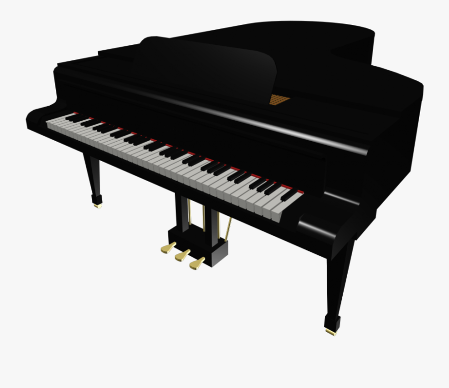 Transparent Free Piano Clipart - Grand Piano Musical Instrument, Transparent Clipart