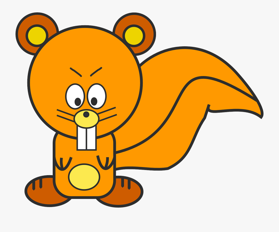 Squirrels Clipart Image A Squirrel Holding An Acorn - Evil Squirrel Clip Art, Transparent Clipart