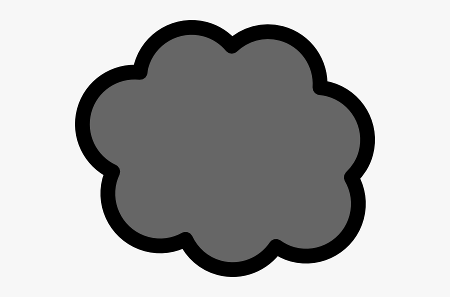 Gray Clouds Clipart 3 By Aaron - Smoke Cloud Clipart, Transparent Clipart