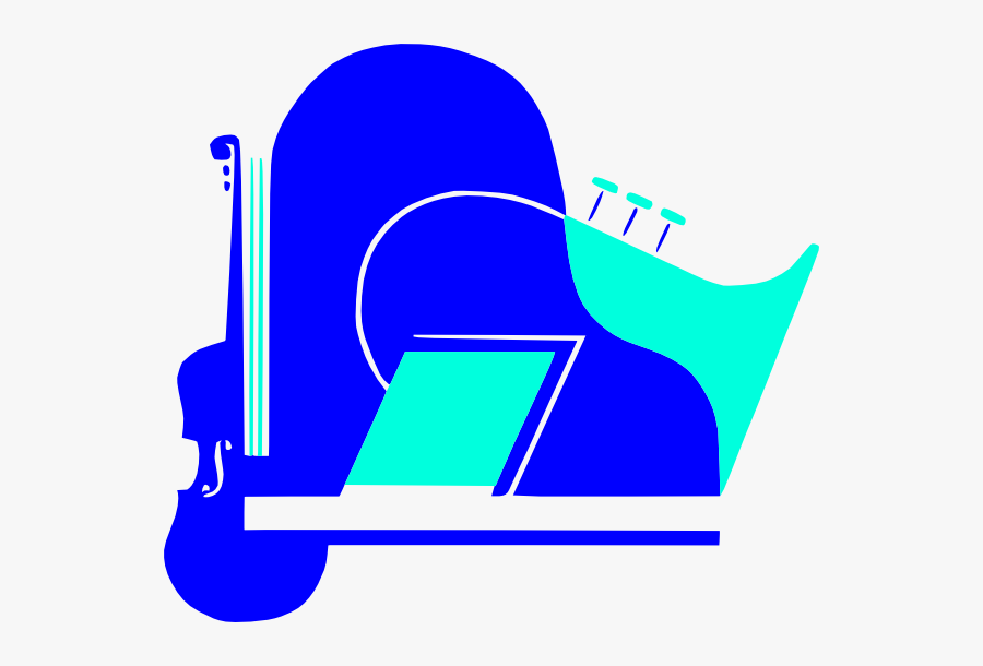 Piano & Violin Vector, Transparent Clipart