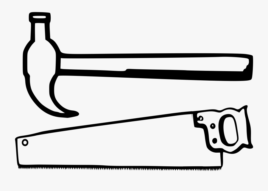 Hammer Clip Art Viewing Gallery - Hammer Clipart Black And White, Transparent Clipart