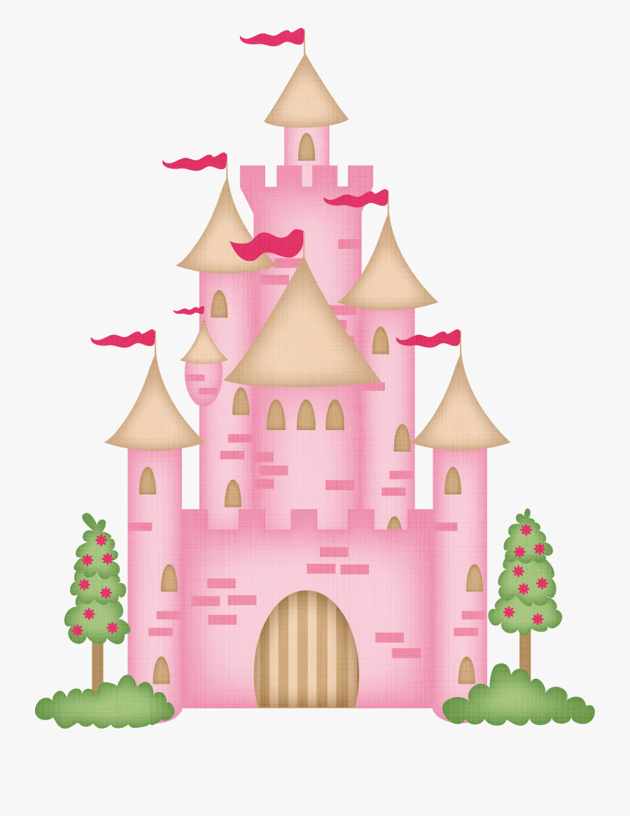 Castle Clipart Princess - Barbie Topo De Bolo Png, Transparent Clipart