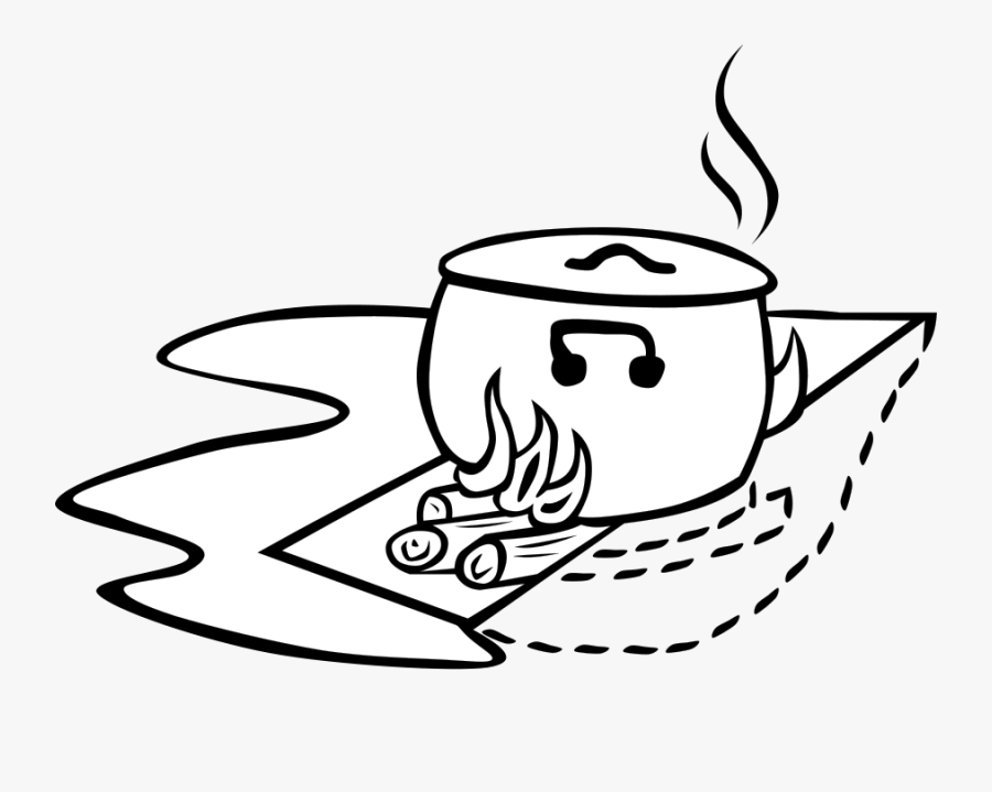 Campfires And Cooking Cranes - Cooking Clip Art, Transparent Clipart