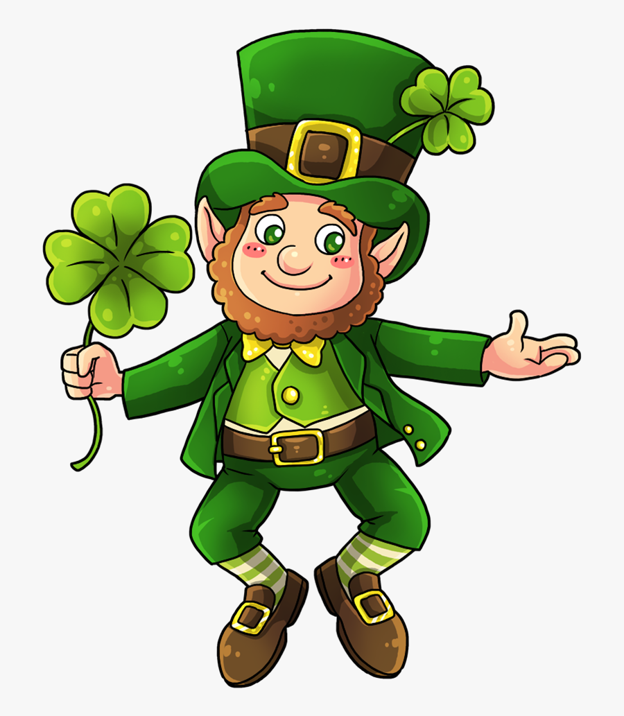 Cute Leprechaun Clipart - Cartoon Transparent Leprechaun, Transparent Clipart