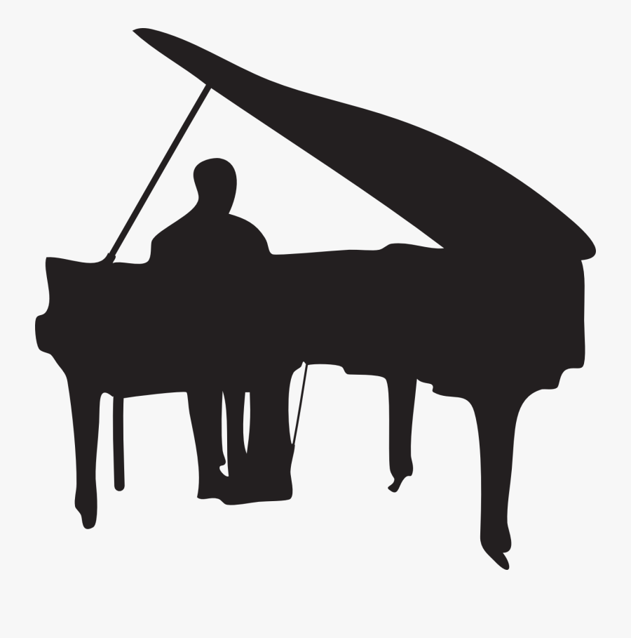 Grand Piano Player Piano Jazz Piano - Pianist Clipart, Transparent Clipart