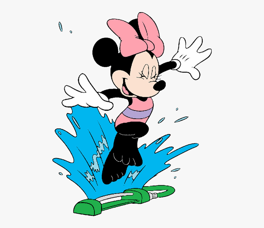 Minnie Mouse Beach Clipart - Minnie Mouse Beach, Transparent Clipart