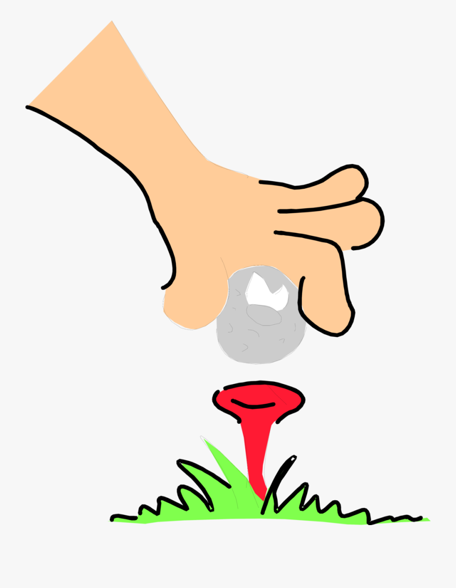 The Golf Travel Guru - Golfing Tee Cartoon, Transparent Clipart