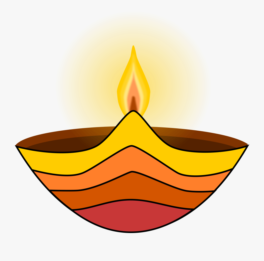 Flame Clipart Diya - Diwali Deep, Transparent Clipart