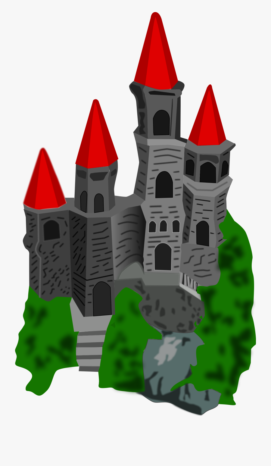 Transparent Castle Transparent Png - Medieval Castle No Background, Transparent Clipart