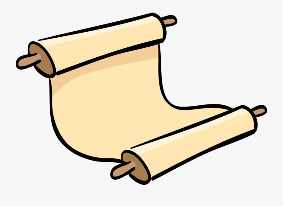Clip Art Hebrew Sefer Torah Image - Torah Clip Art, Transparent Clipart