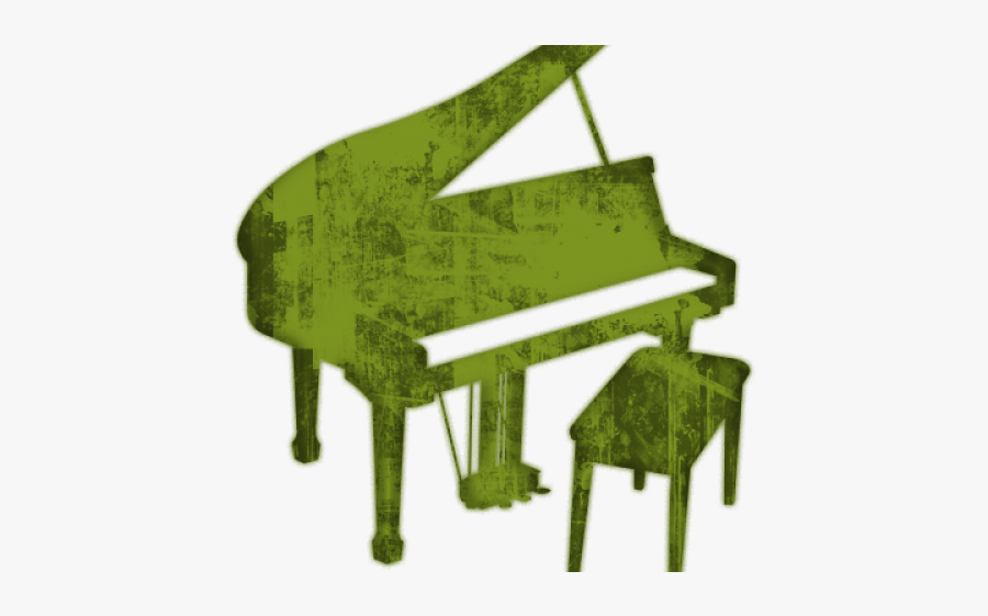 Piano Clipart Chair - Grand Piano Decal, Transparent Clipart