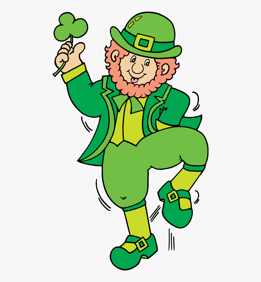 Leprechaun Scholastic Month By Month Clip Art - Transparent Background Leprechaun Clipart, Transparent Clipart