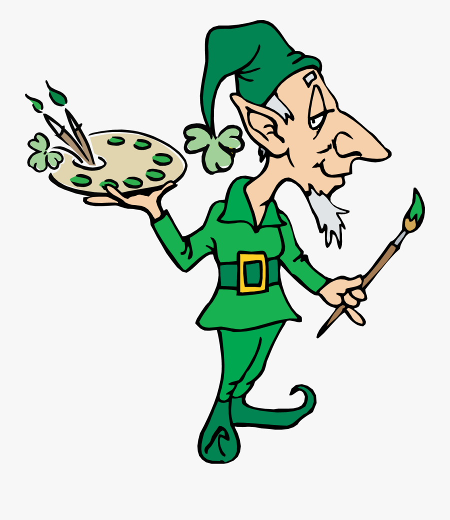 Girl Leprechaun Clipart - Elf Gif No Background, Transparent Clipart