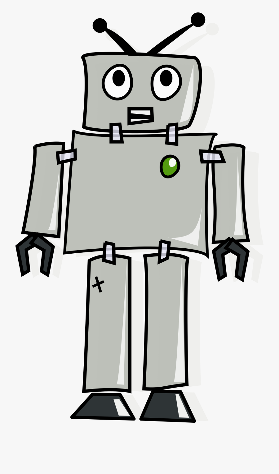 Robot Clipart - Robot Cartoon, Transparent Clipart