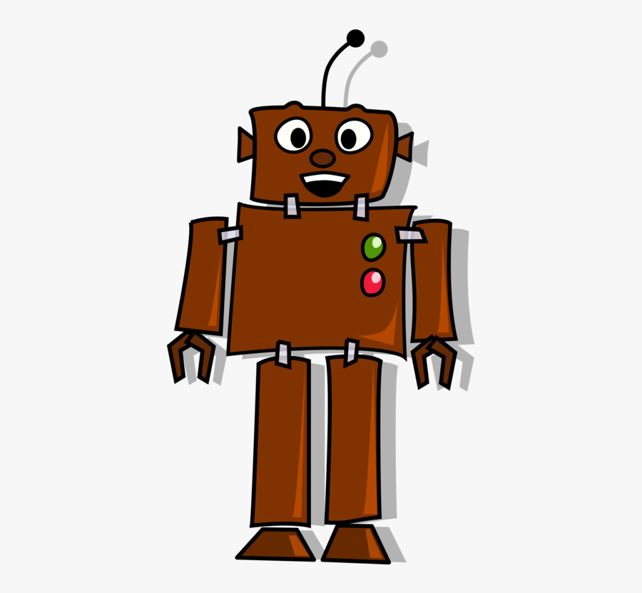 Robot Line Art Drawing Computer Icons - Robot Clipart, Transparent Clipart