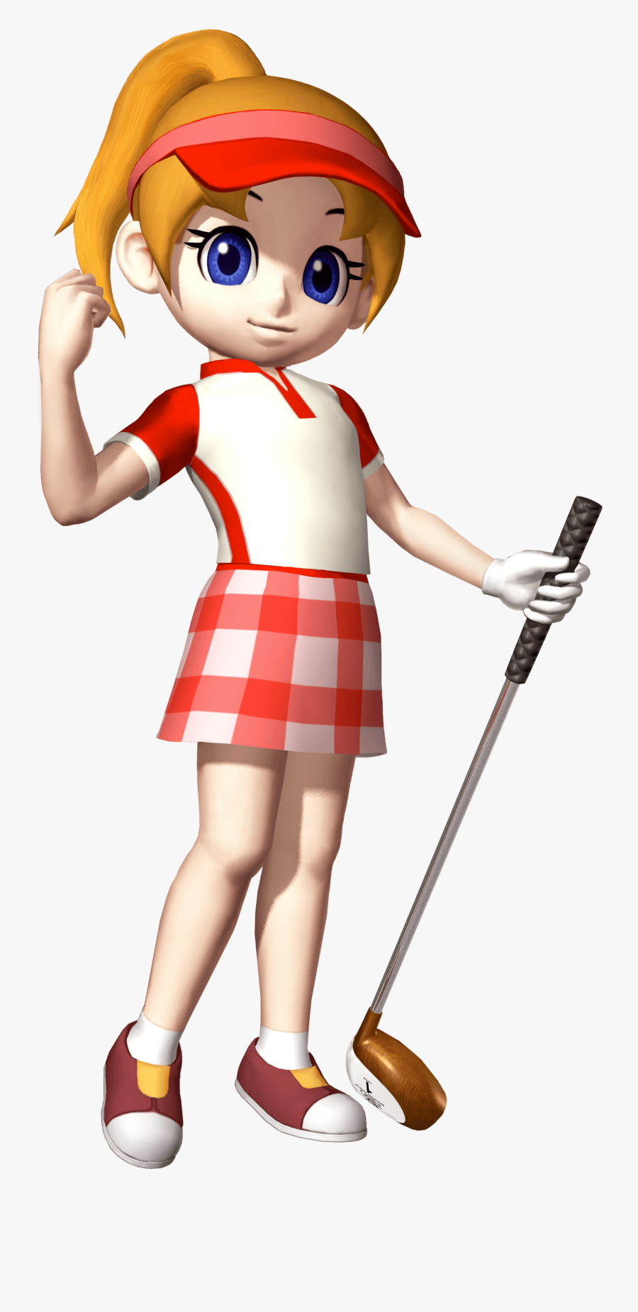 See Here Golf Clip Art Free Downloads - Mario Golf Advance Tour Ella, Transparent Clipart