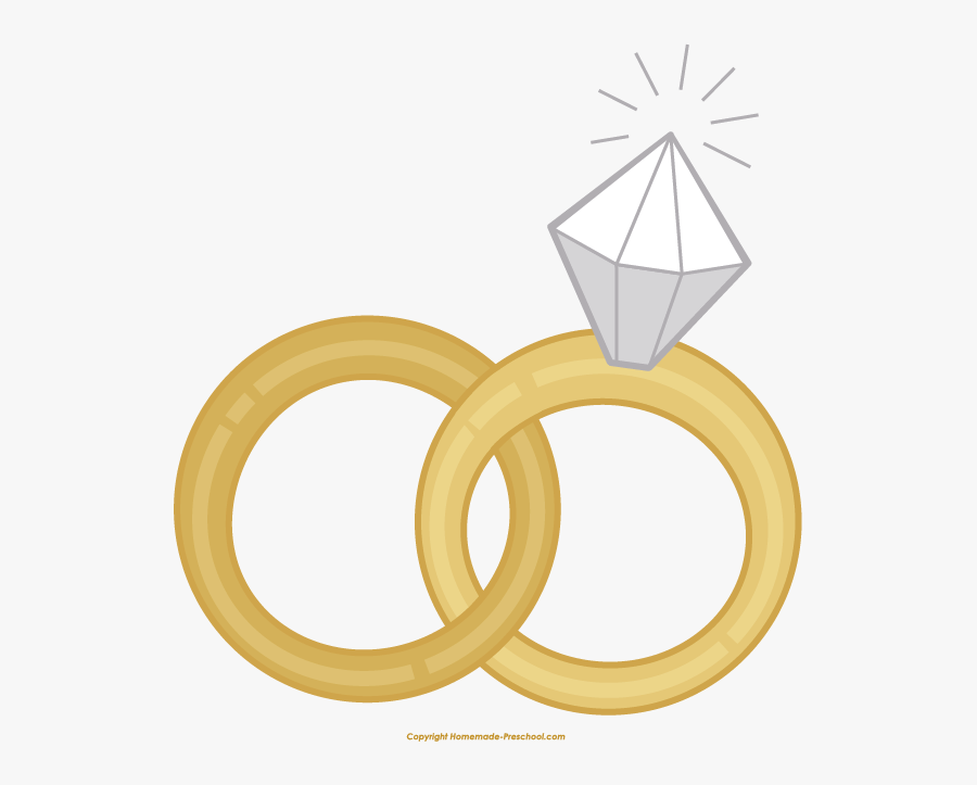 Free Wedding Click To Save Image - Wedding Rings Clipart Png, Transparent Clipart