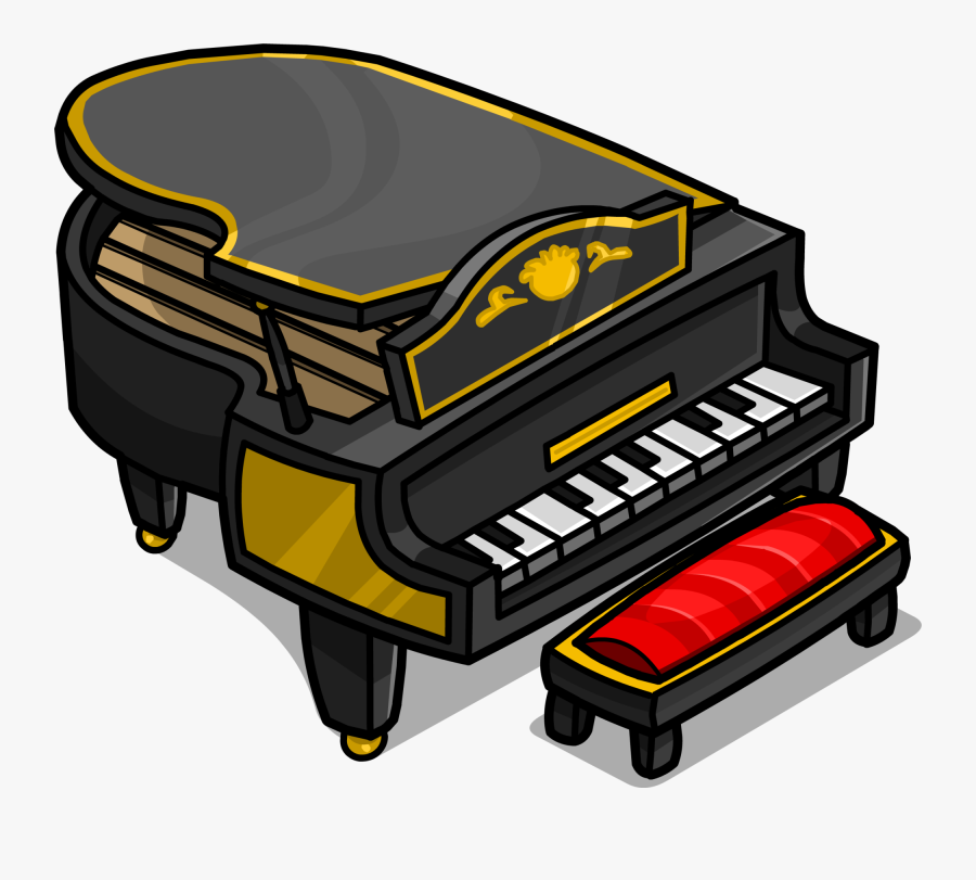 Grand Piano Sprite - Piano, Transparent Clipart