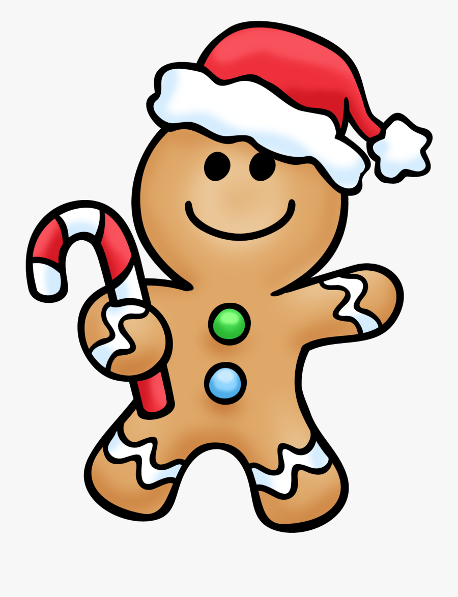 Bread Clipart Christmas - Christmas Gingerbread Man Drawing, Transparent Clipart