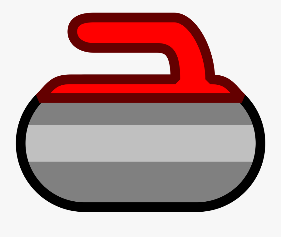 Curling Rock Clip Art, Transparent Clipart