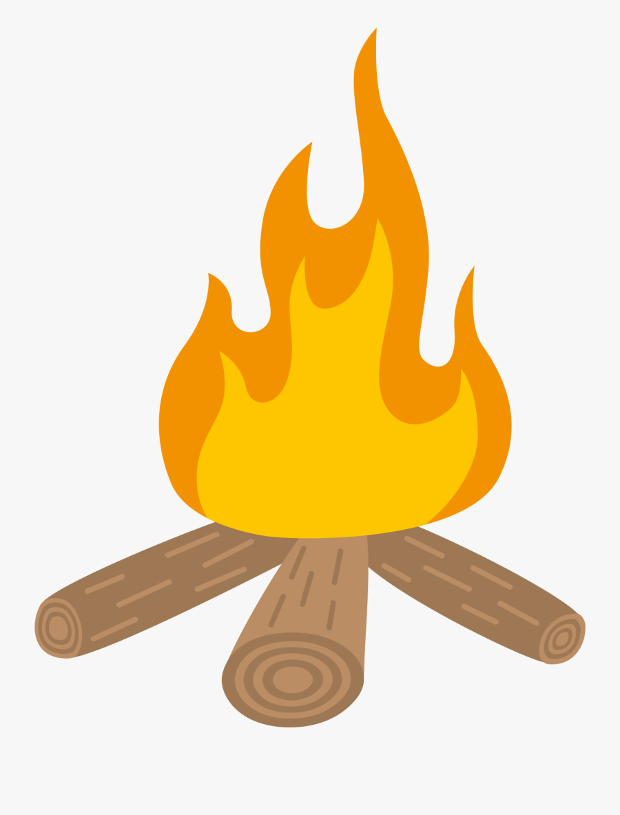 Transparent Campfire Smores Clipart - Camp Fire Vector Png, Transparent Clipart