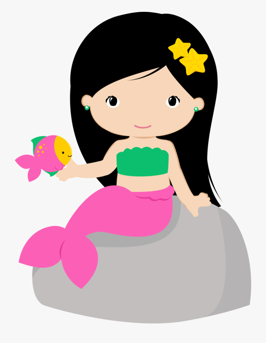 Cartoon Mermaid Clipart At Getdrawings - Mermaid Clipart, Transparent Clipart