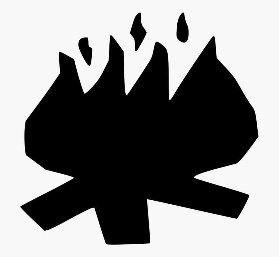 Plant,monochrome,leaf - Campfire, Transparent Clipart