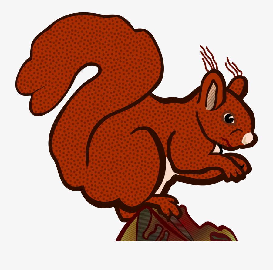 Clipart - Squirrel, Transparent Clipart