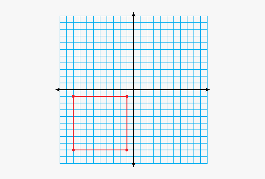 Math Clip Art Square In Q3 - Coordinate Plane 1 7, Transparent Clipart