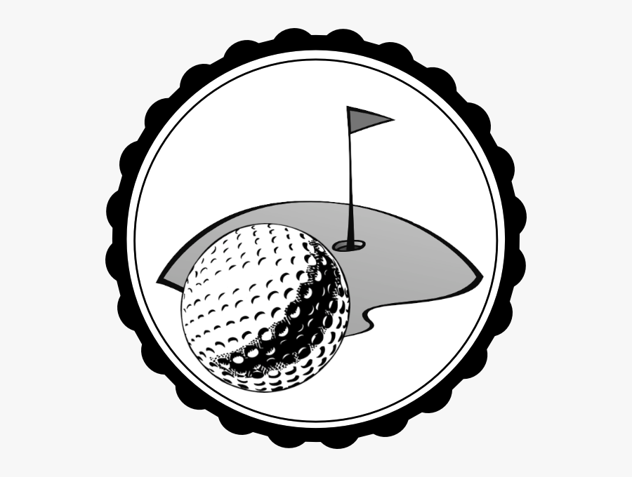 Groom Clip Art Free - Black And White Golf Ball, Transparent Clipart