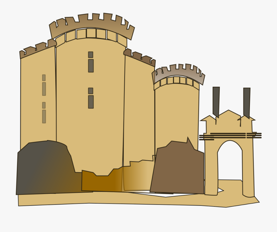 Online Castle Clipart No Background, Castle Collection - Cartoon The Storming Of The Bastille, Transparent Clipart