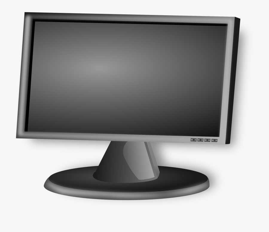 Transparent Touch Clipart - Computer Hardware Parts Monitor, Transparent Clipart