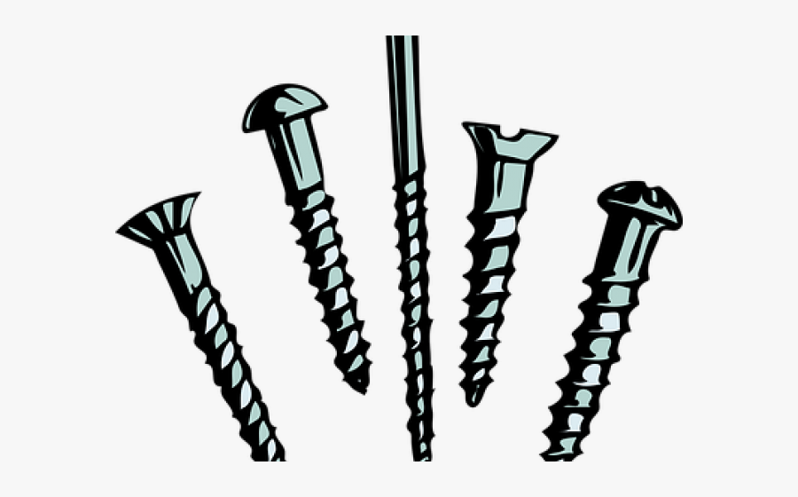 Hammer Clipart Nail Screw - Screw Clipart, Transparent Clipart