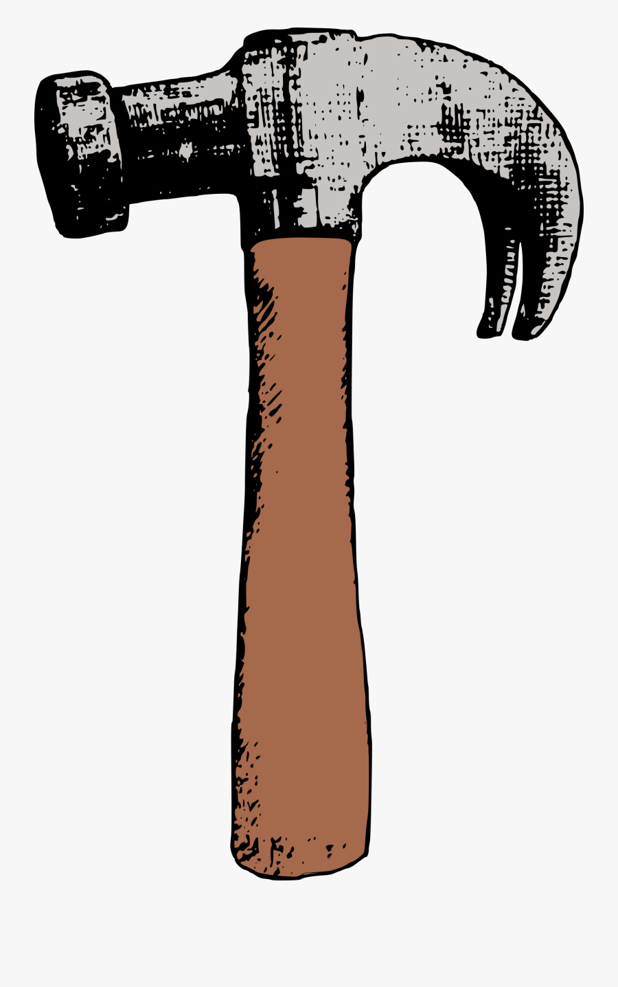 Hatchet,axe,hammer - Hammer Colour, Transparent Clipart