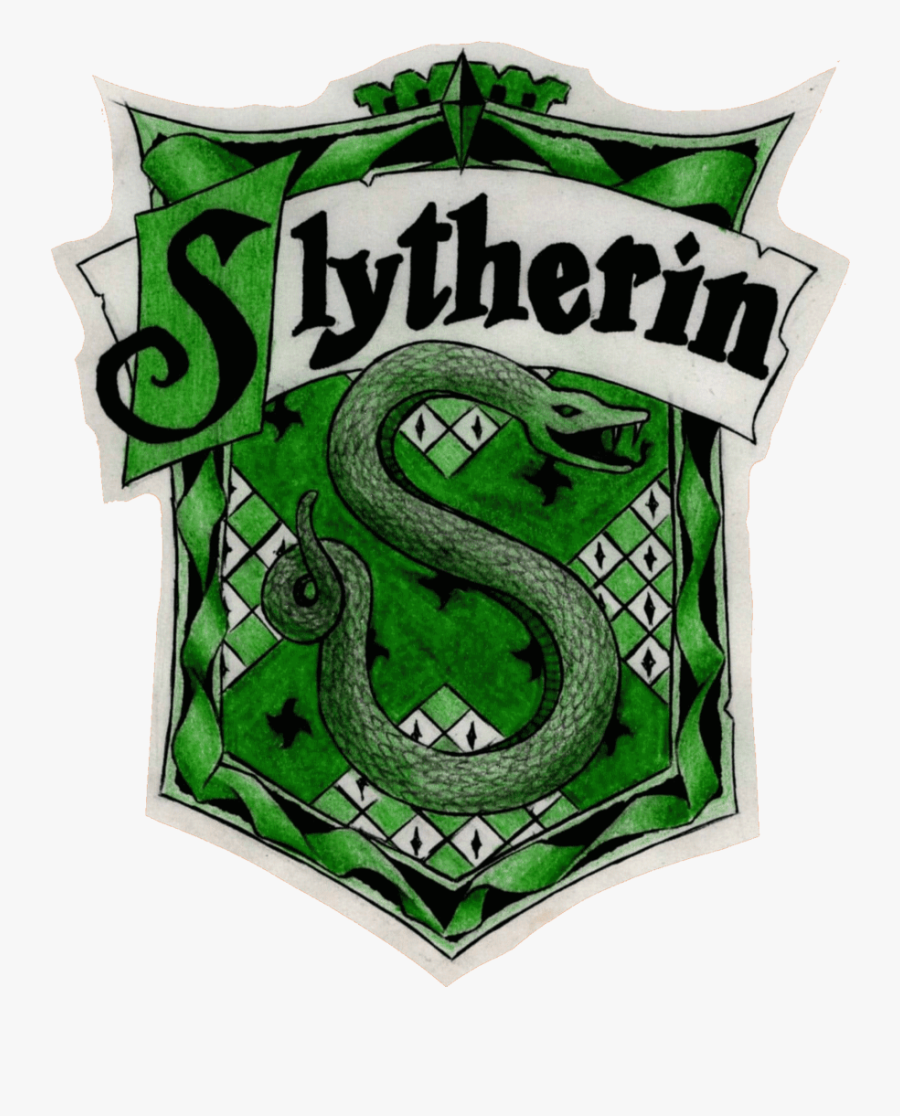 Harry Potter House Clipart - Slytherin Hogwarts Houses Logo, Transparent Clipart