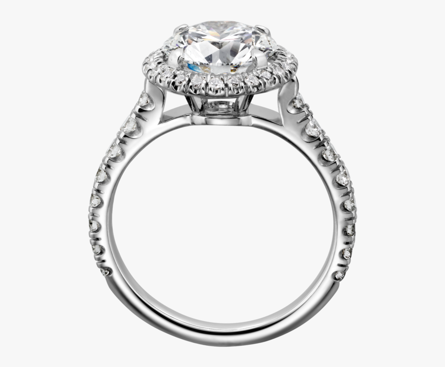 White Diamond Ring Png Clipart - Transparent Engagement Ring Png, Transparent Clipart