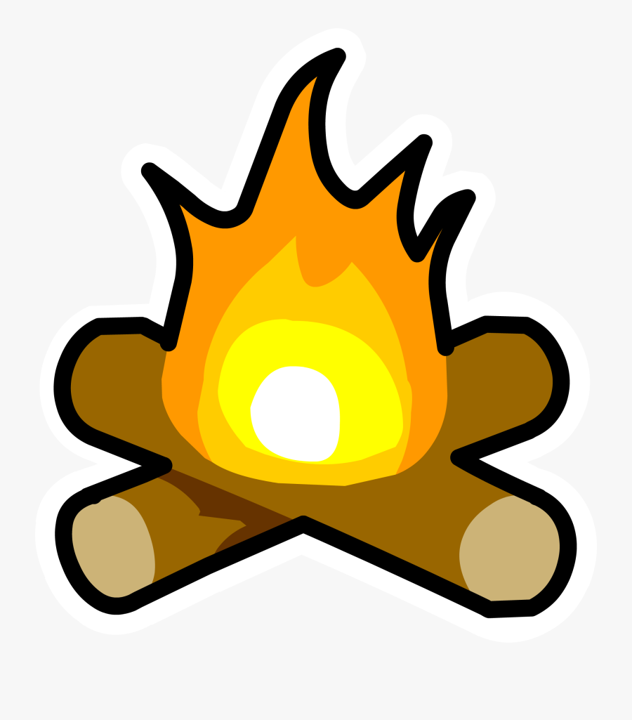 Bonfire Clipart Fogata - Club Penguin Bonfire, Transparent Clipart