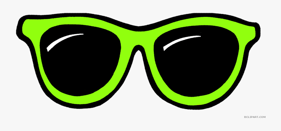 Clipart Black And White Download Sunglass Clipart Neon - Sunglasses Clip Art Free, Transparent Clipart