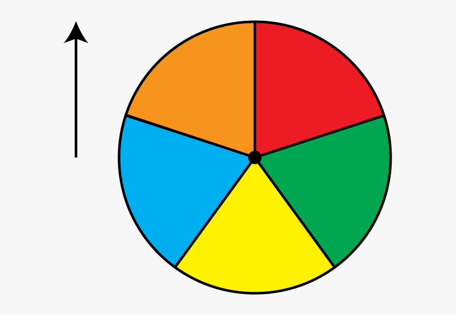Clip Art Spinner Sections - Circle, Transparent Clipart