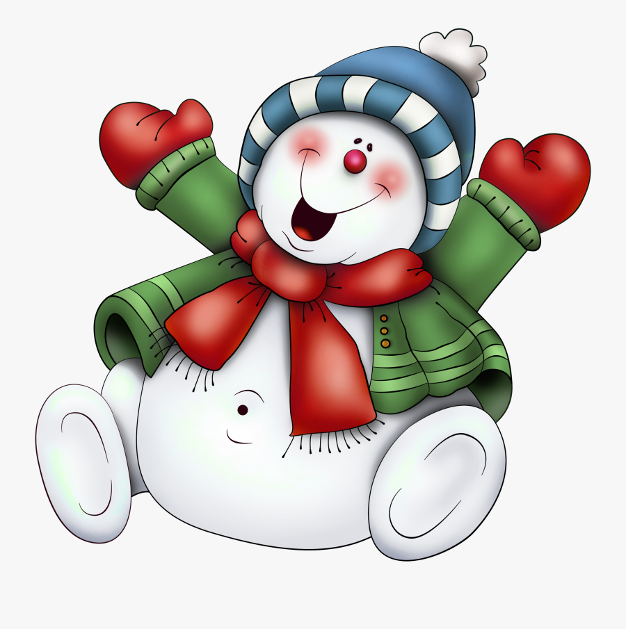 Clipart Christmas Snowman, Transparent Clipart