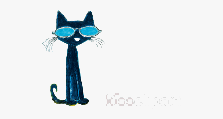Pete The Cat With Glasses Clipart T-shirt Transparent - Pete The Cat With Sunglasses, Transparent Clipart