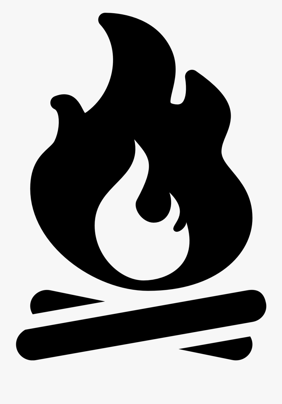 Computer Icons Symbol Campfire Font - Icono De Fogata Png, Transparent Clipart