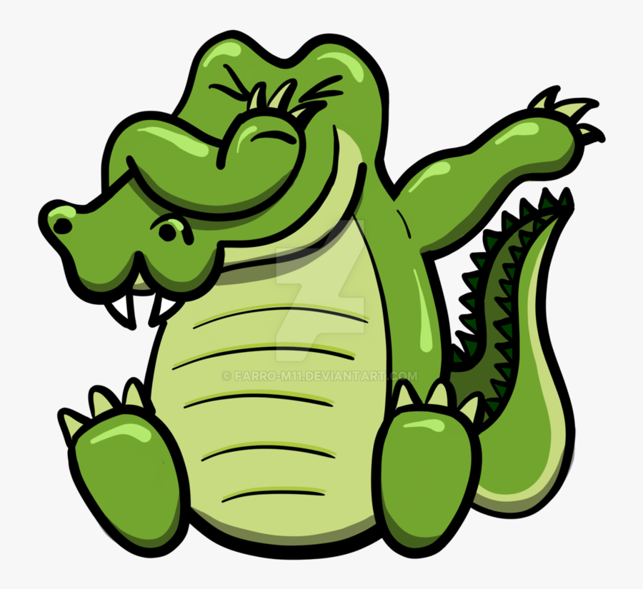 Alligator Drawing - Dabbing Animals Png, Transparent Clipart