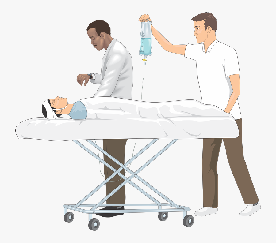 Collection Of Free Carried Clipart Hospital Stretcher - Stretcher, Transparent Clipart