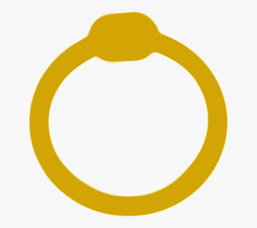 Wedding Ring Clipart Logo Png Gold, Transparent Clipart