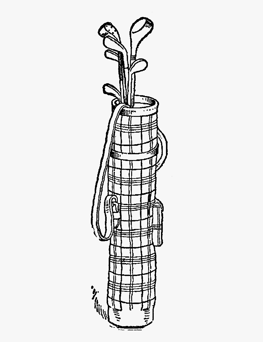 Golf Clubs Illustration Download Sporting - Sketch, Transparent Clipart