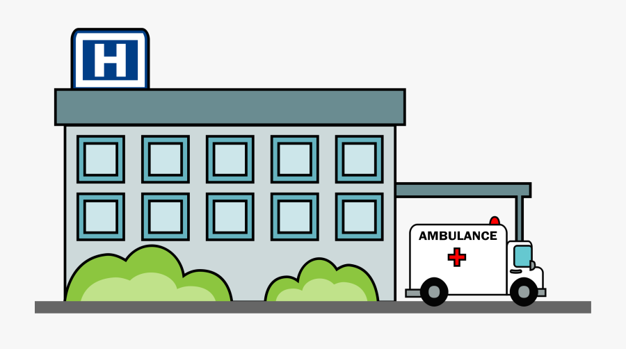 Clipart Hospital Building - Hospital Clipart, Transparent Clipart