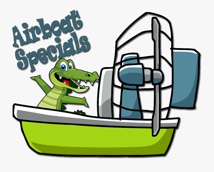 Alligator Reading A Book Clipart - Airboat Ride Clipart, Transparent Clipart